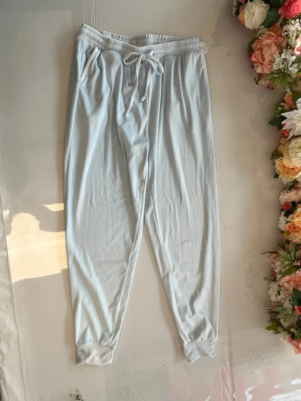 NEW Honeydew Simply Cozy Sleigh Pajama Set Frosty Blue Medium